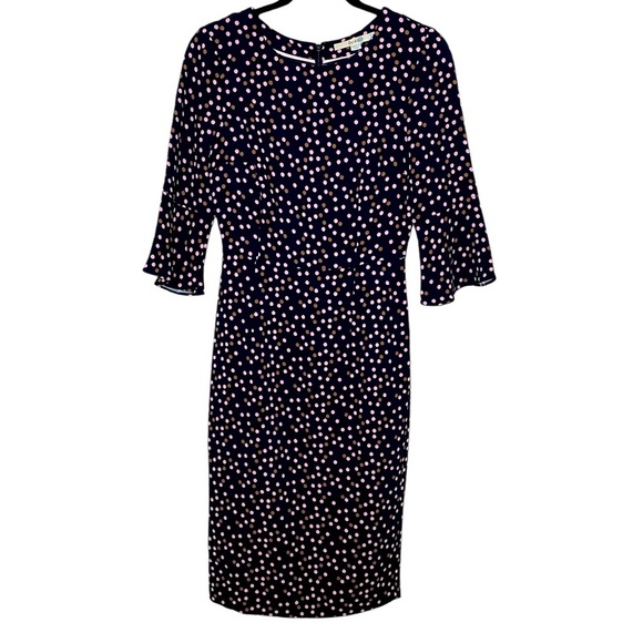 Boden Dress Size 8 Navy Polka Dot NWOT - Picture 1 of 16